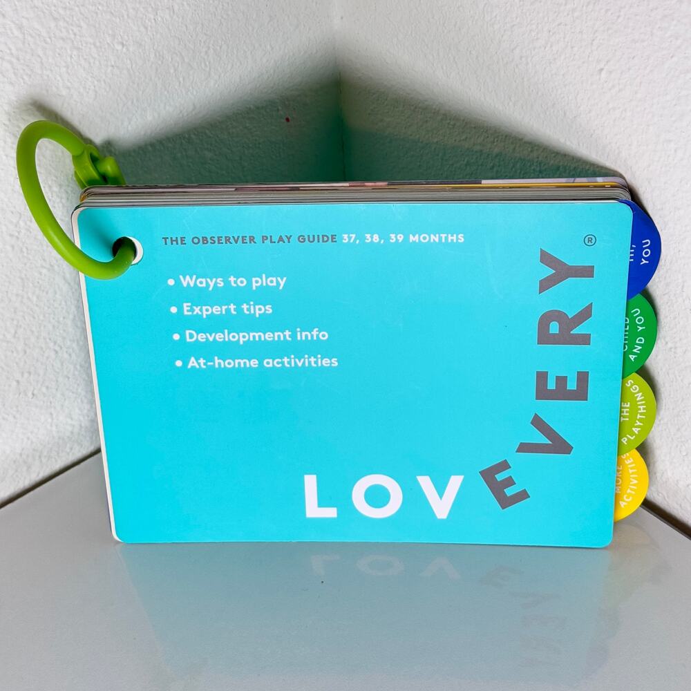 Lovevery The‎ Observer Play Guide Montessori Activity Book For 37-39 Months